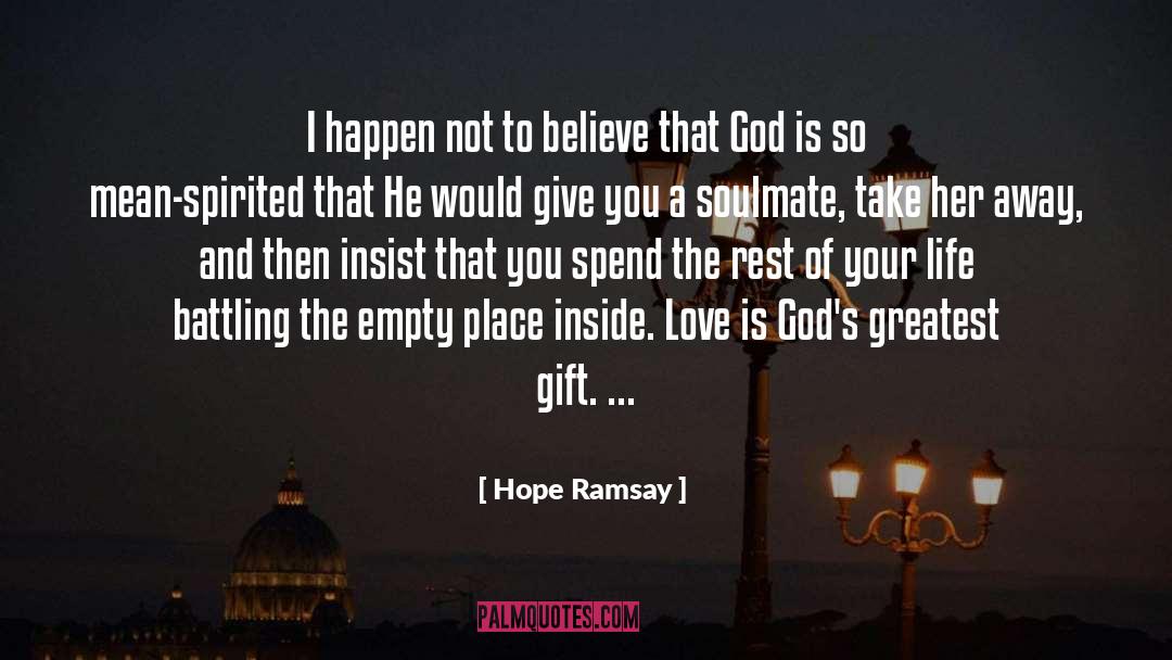 The Hidding Place quotes by Hope Ramsay