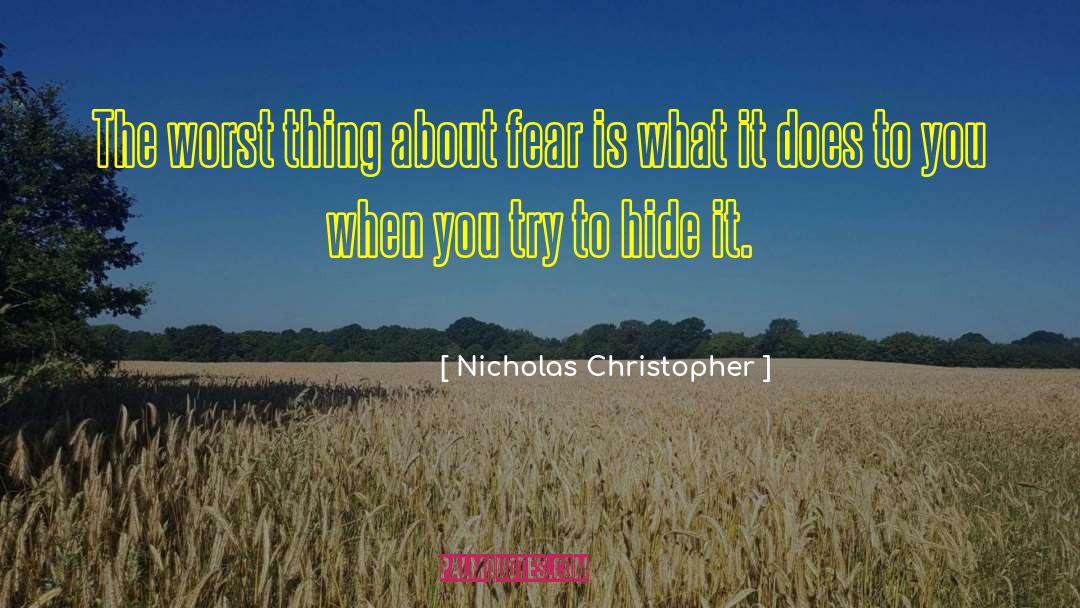 The Hidding Place quotes by Nicholas Christopher