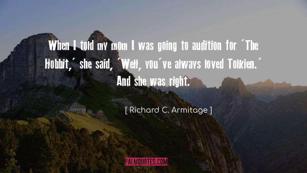 The Hobbit quotes by Richard C. Armitage