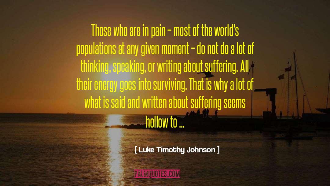 The Hollow Men quotes by Luke Timothy Johnson