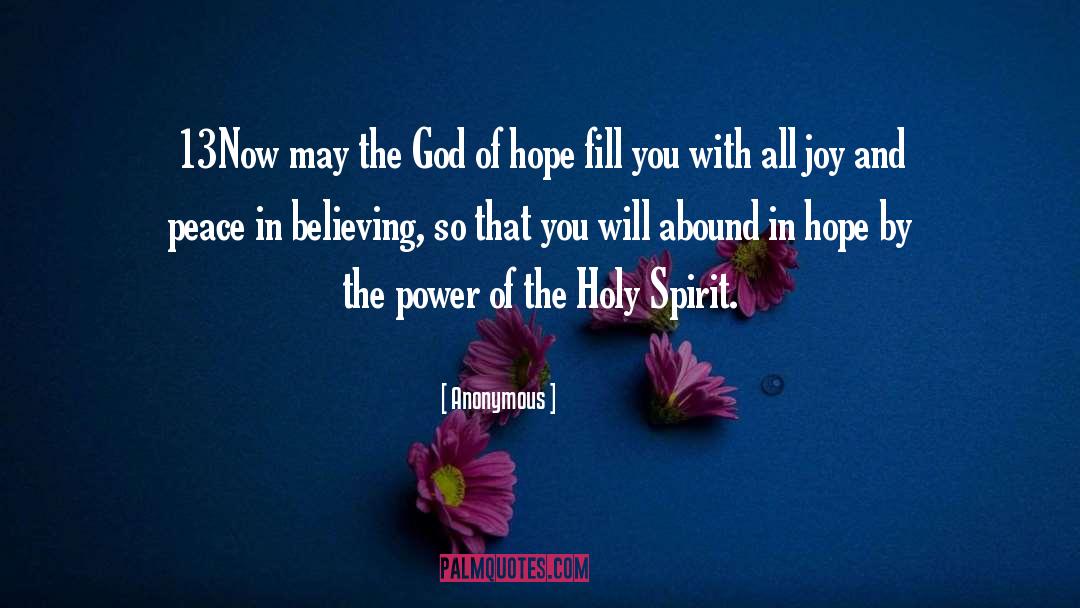 The Holy Spirit quotes by Anonymous