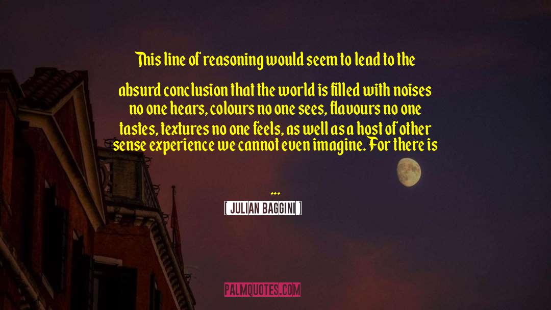 The Host Of The Air quotes by Julian Baggini