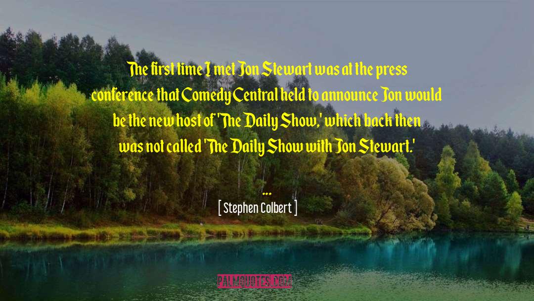 The Host Of The Air quotes by Stephen Colbert
