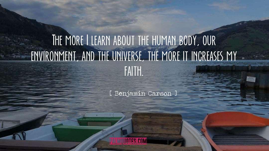The Human Body quotes by Benjamin Carson