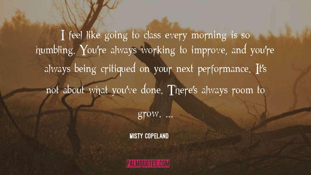 The Humbling quotes by Misty Copeland