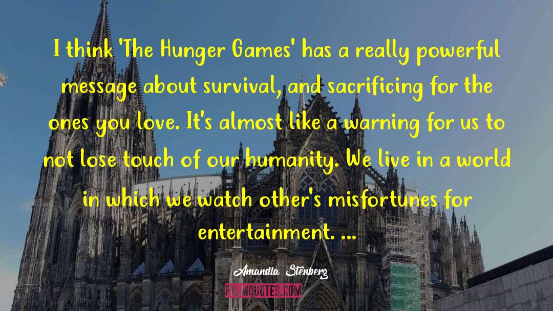 The Hunger Games Trilogy quotes by Amandla Stenberg