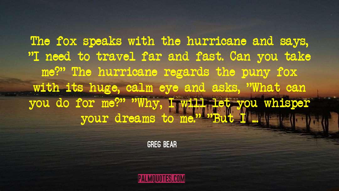 The Hurricane quotes by Greg Bear