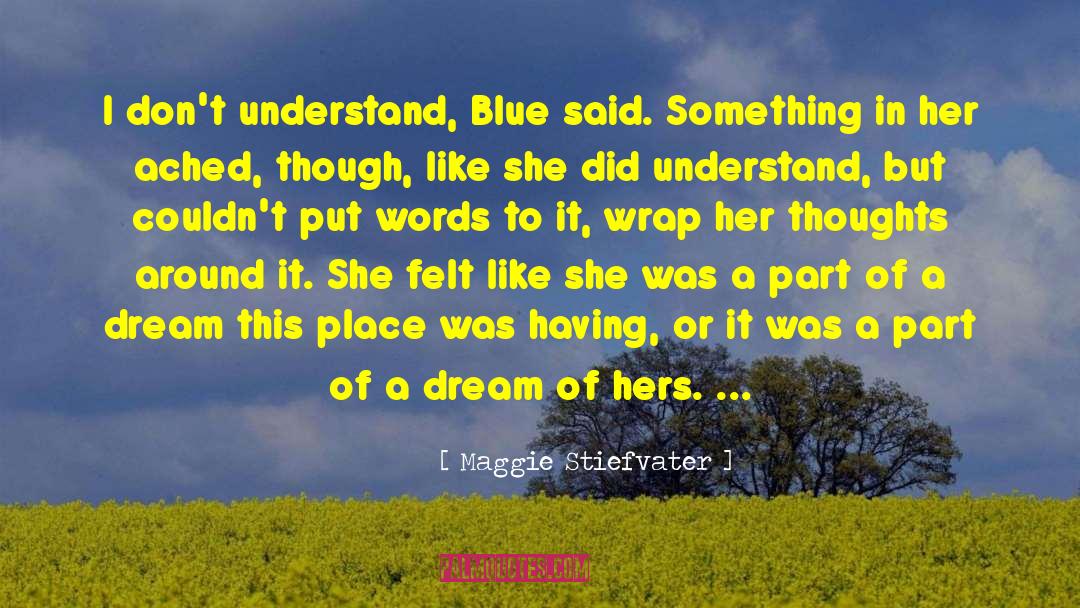 The I In Her quotes by Maggie Stiefvater