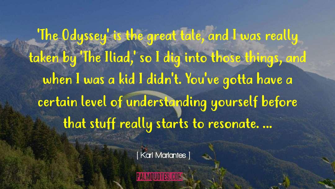 The Iliad quotes by Karl Marlantes