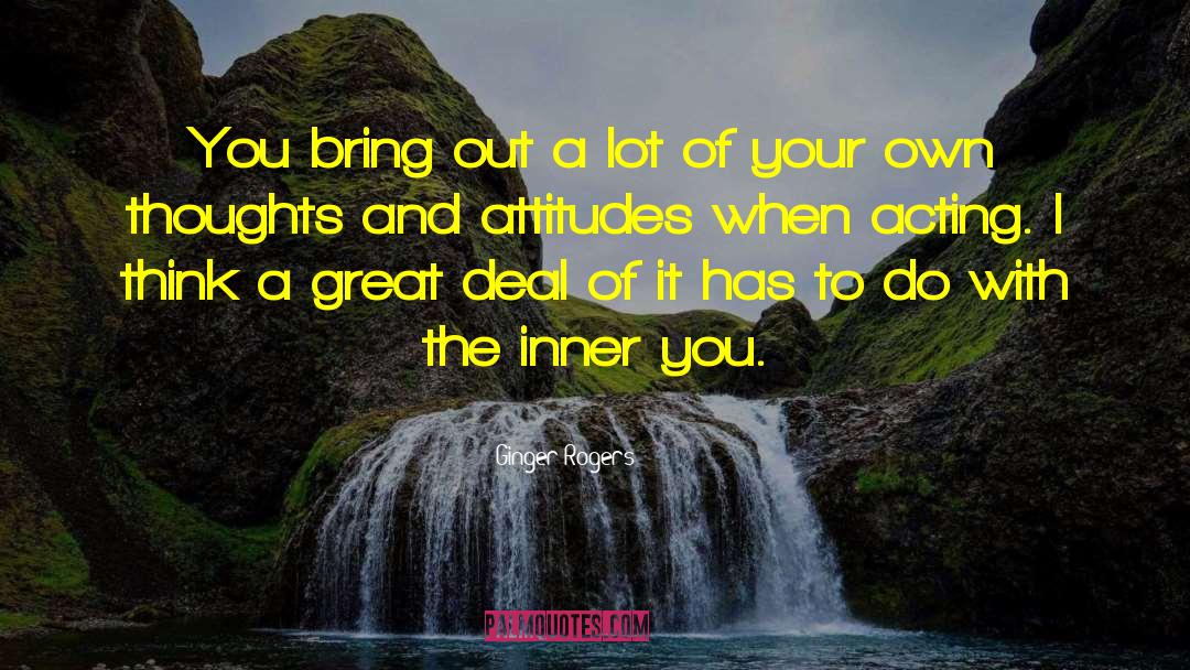 The Inner You quotes by Ginger Rogers