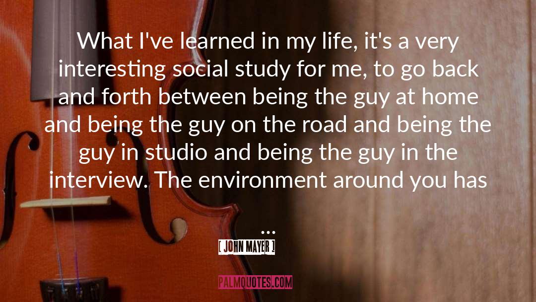 The Interview quotes by John Mayer