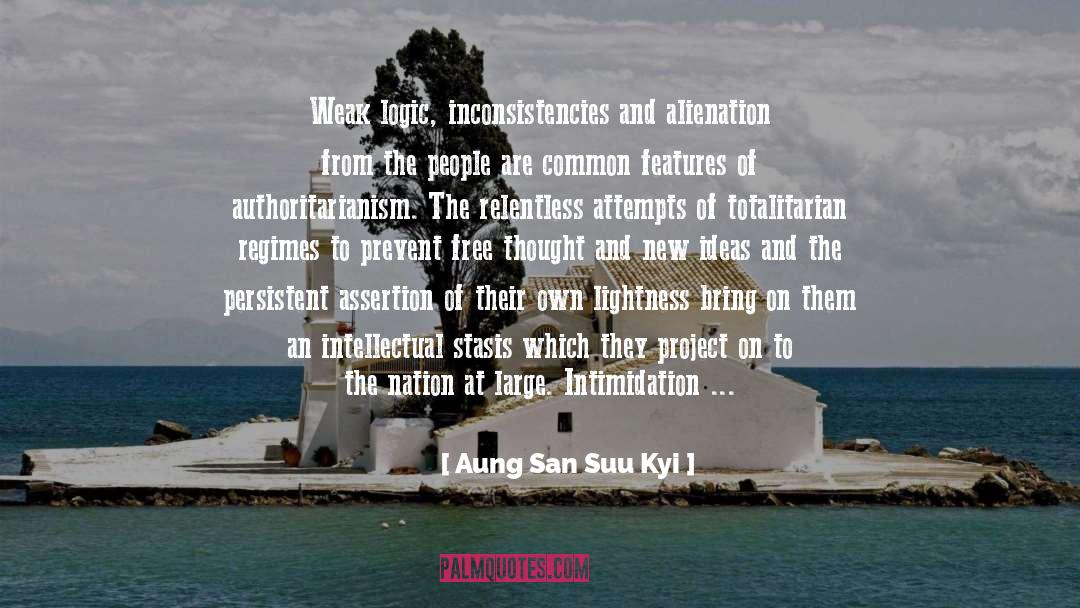 The Intimidation Game quotes by Aung San Suu Kyi