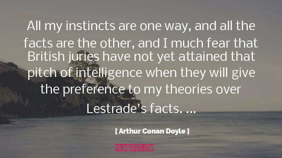 The Intuition Function quotes by Arthur Conan Doyle