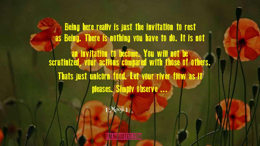 The Invitation quotes by Mooji