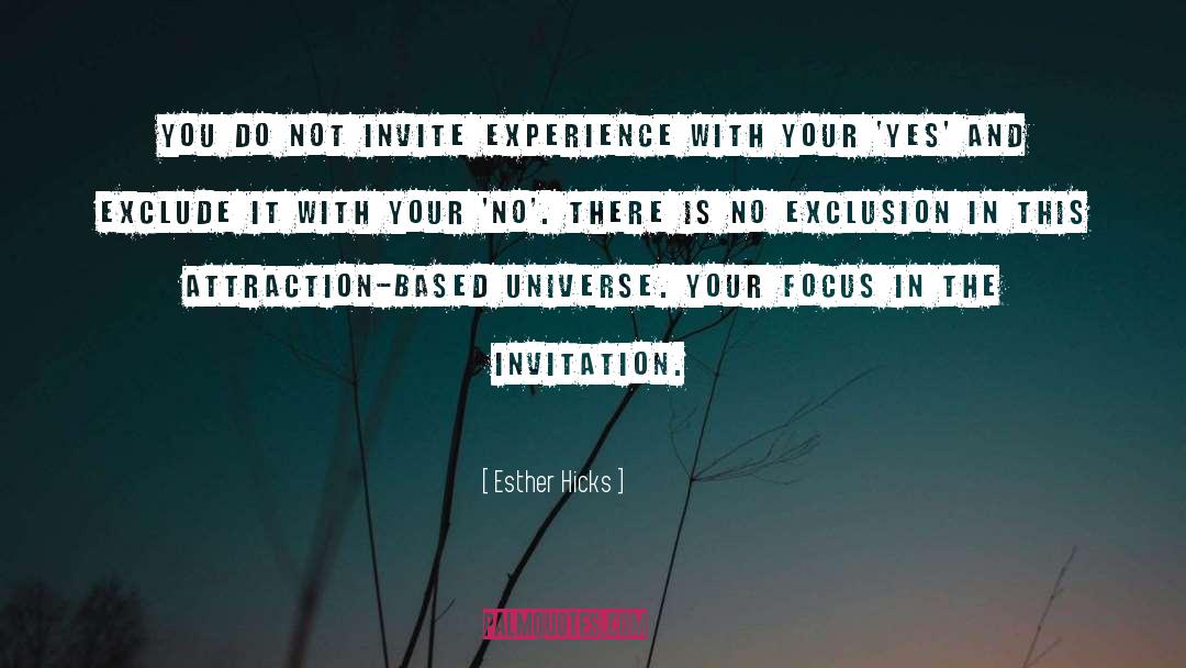 The Invitation quotes by Esther Hicks