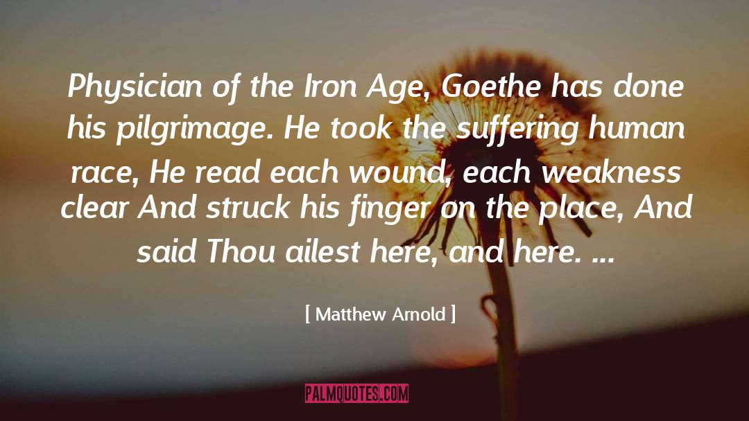 The Iron Traitor quotes by Matthew Arnold