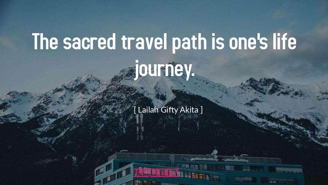 The Journey Is Important quotes by Lailah Gifty Akita