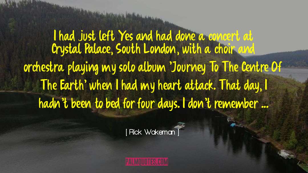 The Journey Is Important quotes by Rick Wakeman