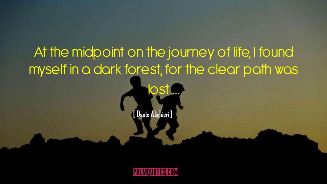 The Journey Of Life quotes by Dante Alighieri