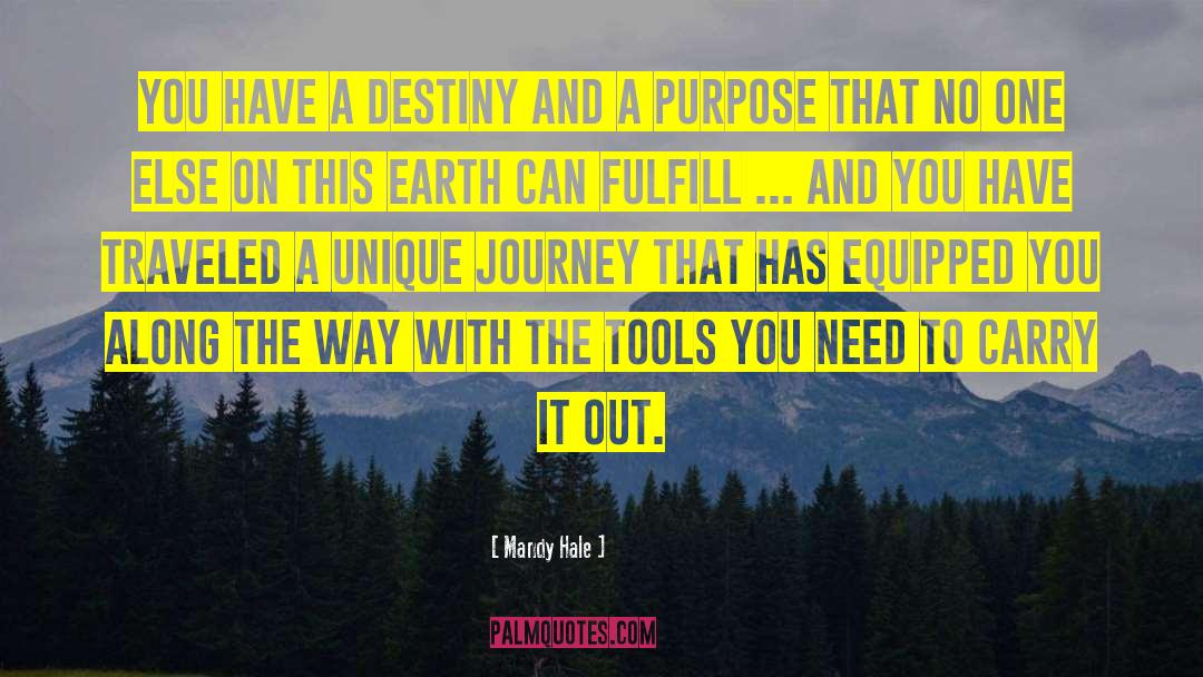 The Journey To Greatness quotes by Mandy Hale