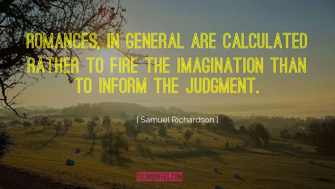 The Judgment quotes by Samuel Richardson