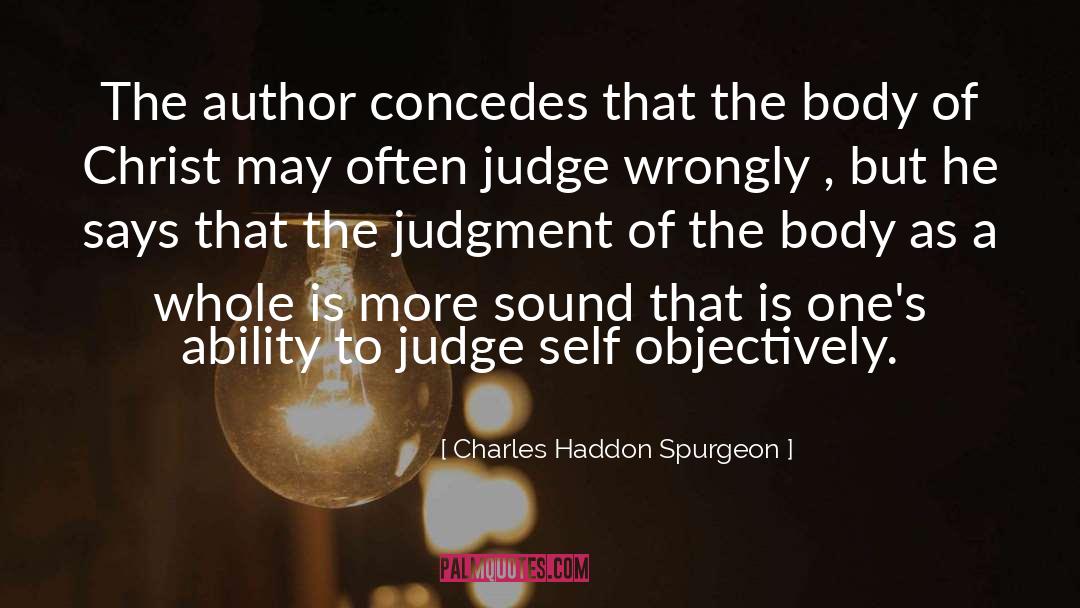 The Judgment quotes by Charles Haddon Spurgeon