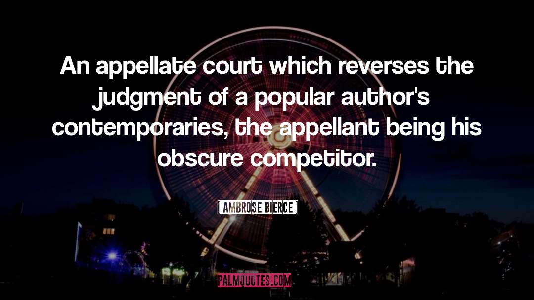 The Judgment quotes by Ambrose Bierce