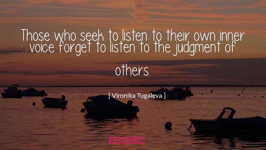 The Judgment quotes by Vironika Tugaleva