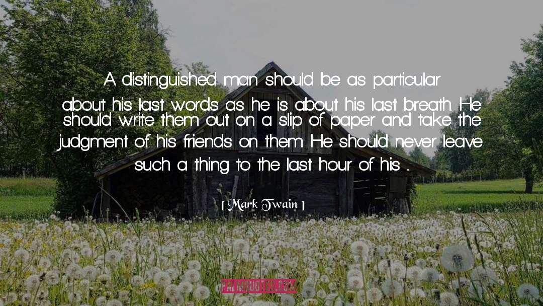 The Judgment quotes by Mark Twain