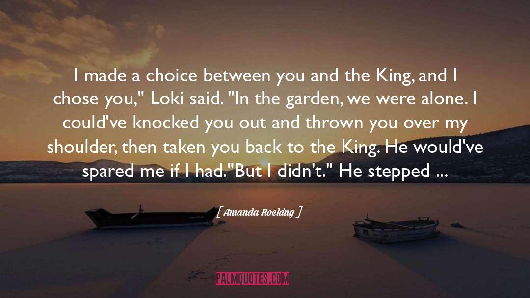 The King And I quotes by Amanda Hocking