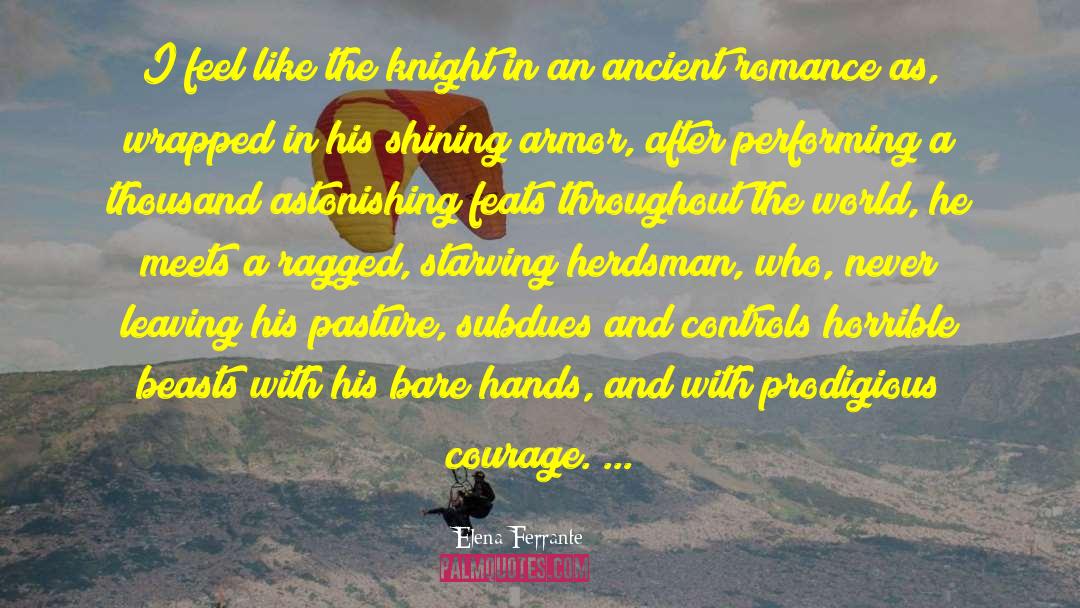 The Knight Ascendant quotes by Elena Ferrante