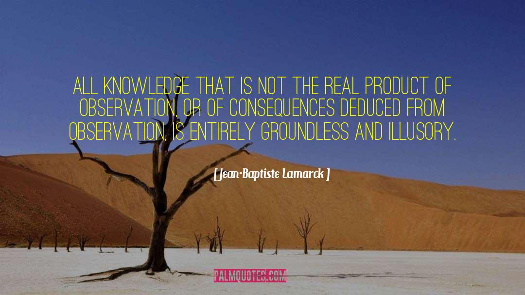 The Knowledge Of The Holy quotes by Jean-Baptiste Lamarck