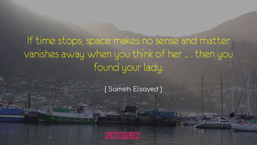 The Lady Vanishes quotes by Sameh Elsayed