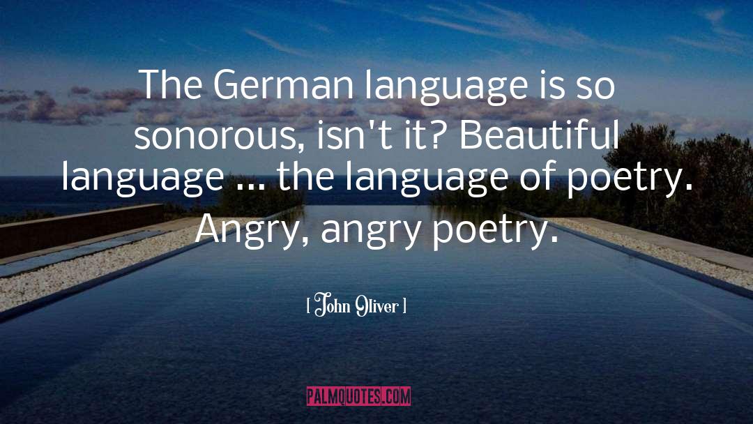 The Language Of Silence quotes by John Oliver