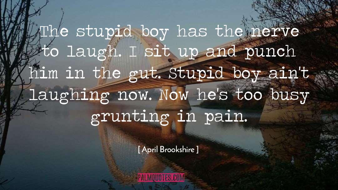 The Laughing Man quotes by April Brookshire