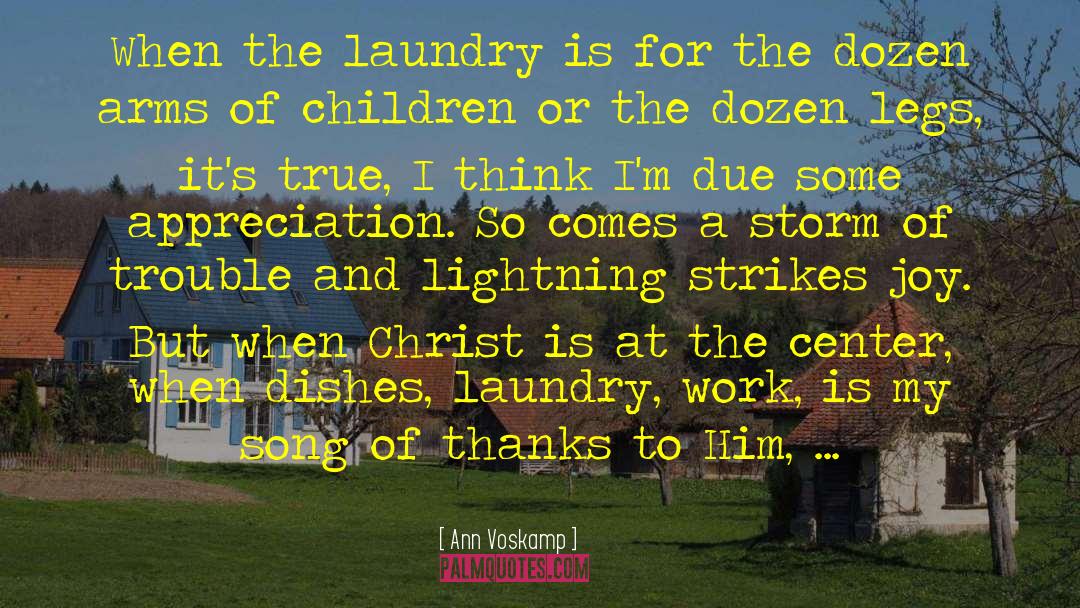 The Laundry quotes by Ann Voskamp