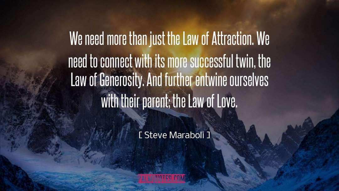 The Law Of Attraction quotes by Steve Maraboli