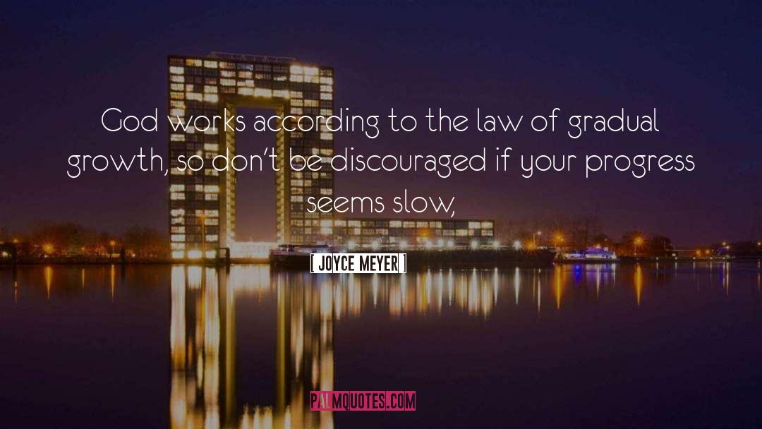 The Law quotes by Joyce Meyer