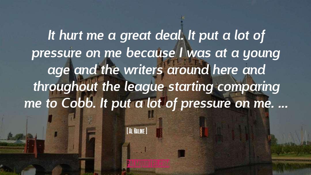 The League quotes by Al Kaline