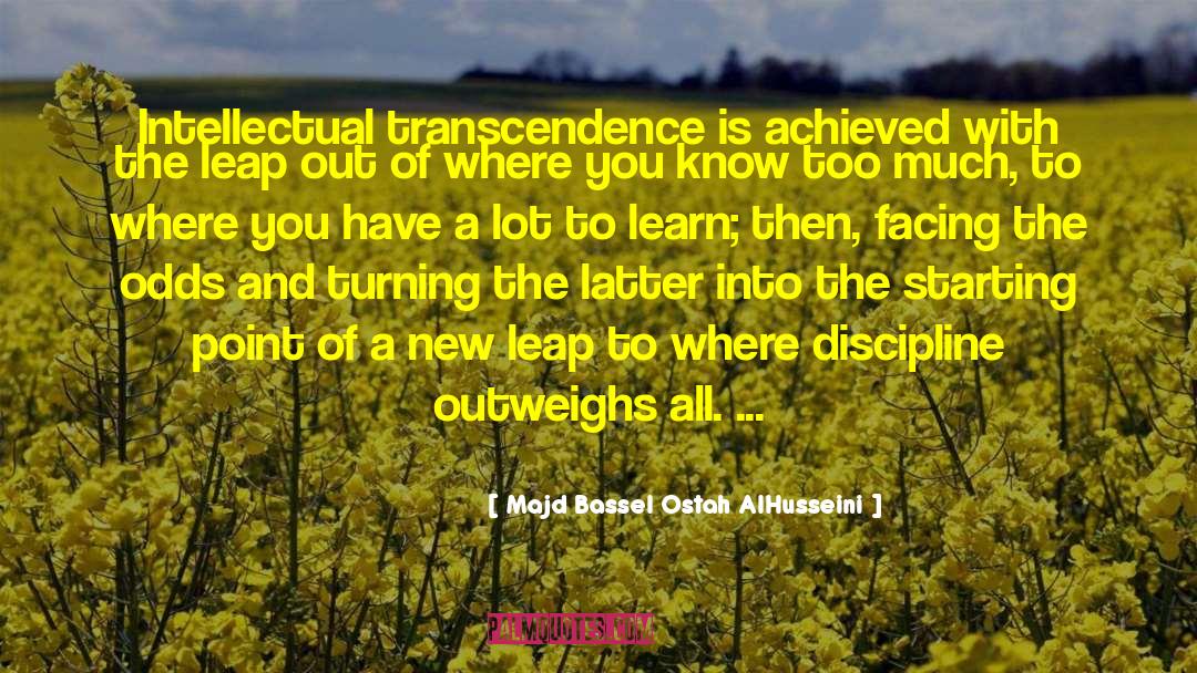 The Leap quotes by Majd Bassel Ostah AlHusseini