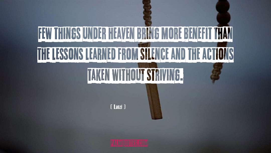The Lessons quotes by Laozi