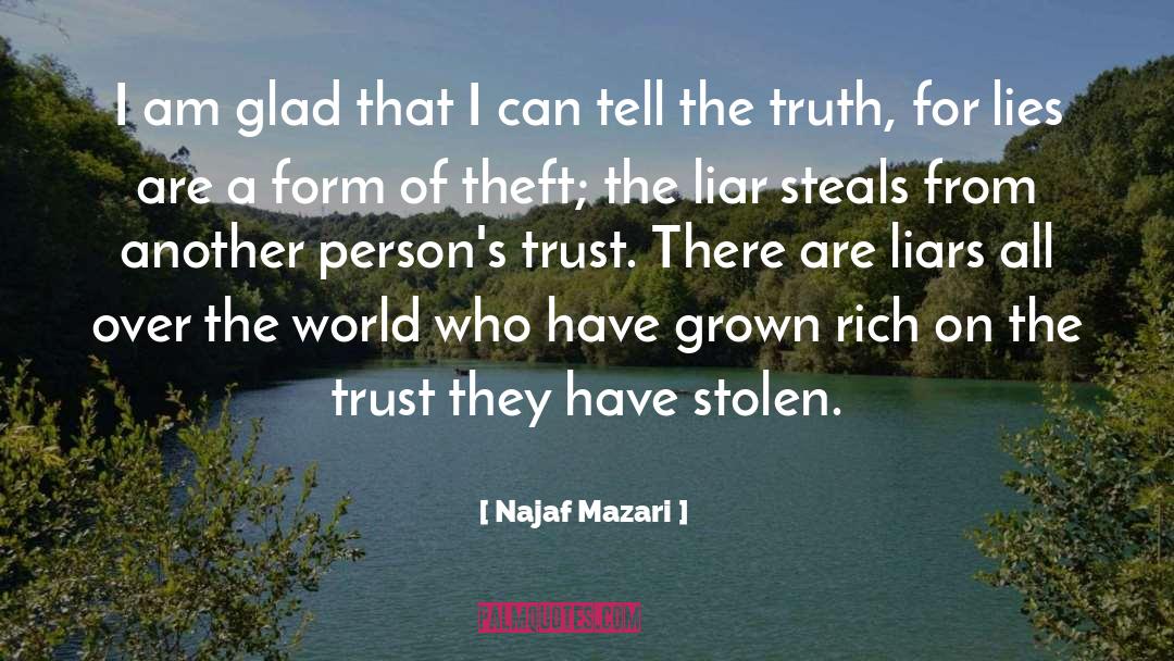 The Liar quotes by Najaf Mazari