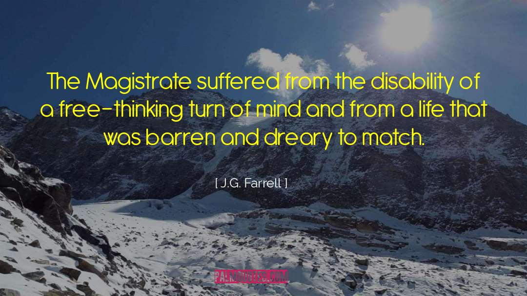 The Life Of The Mind quotes by J.G. Farrell