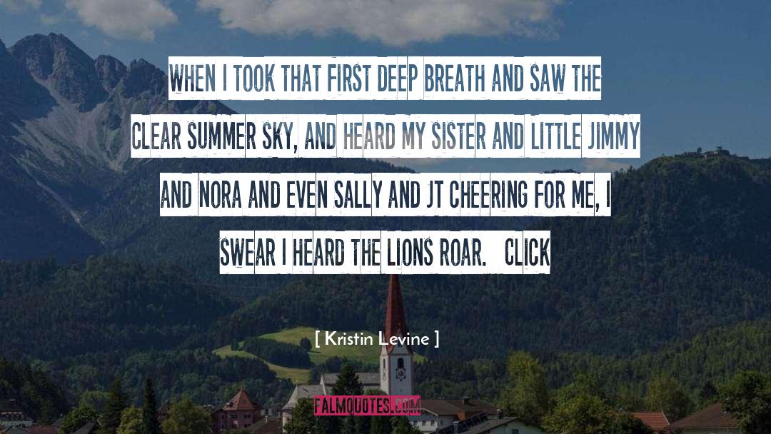 The Lions Roar quotes by Kristin Levine