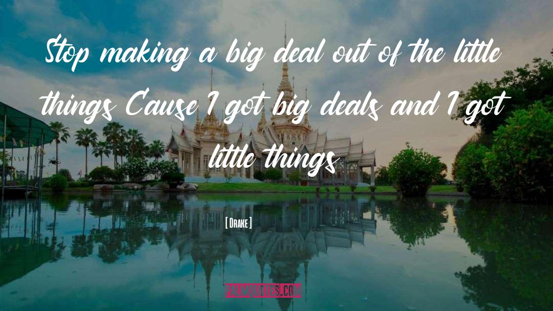 The Little Things quotes by Drake