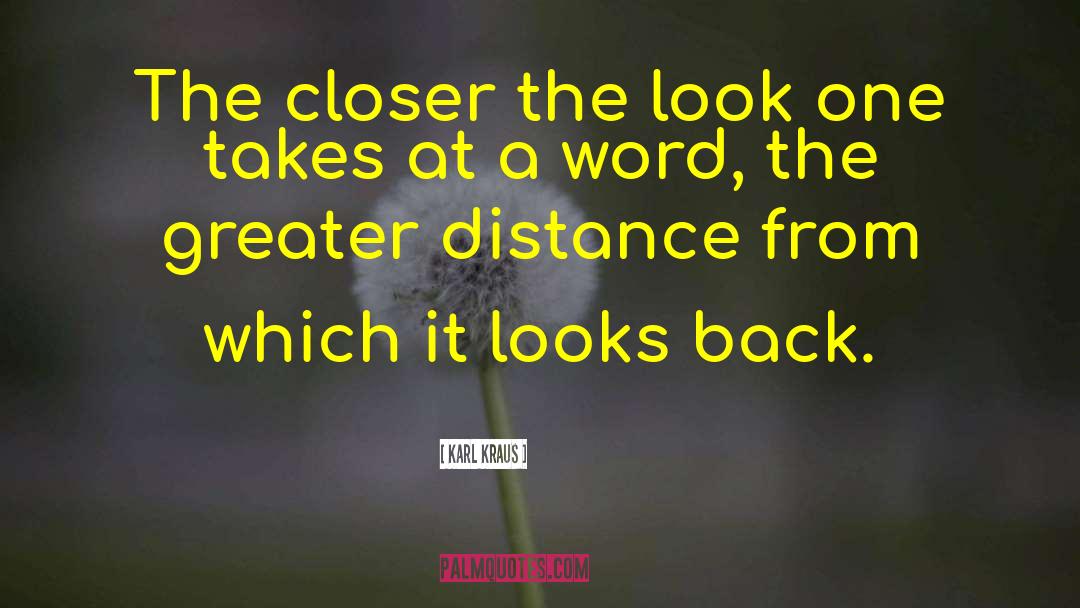 The Look quotes by Karl Kraus