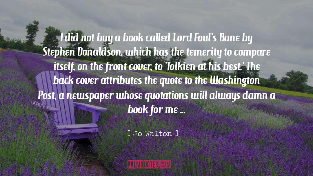 The Lord Of The Rings quotes by Jo Walton