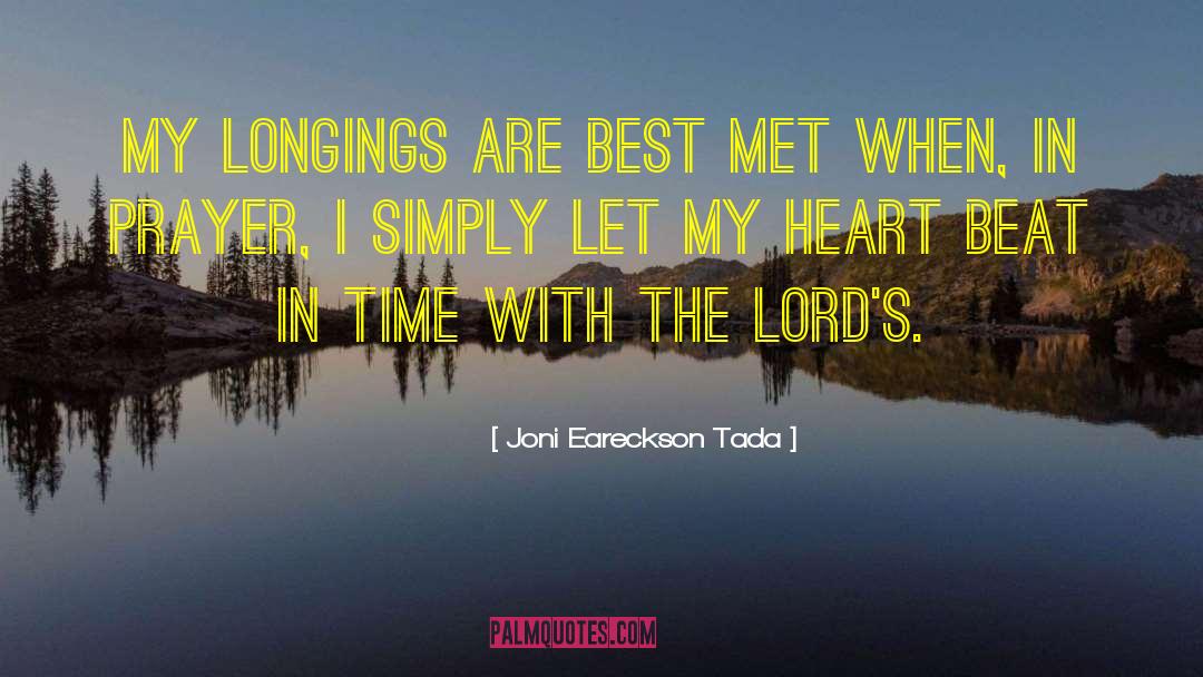 The Lords Prayer quotes by Joni Eareckson Tada