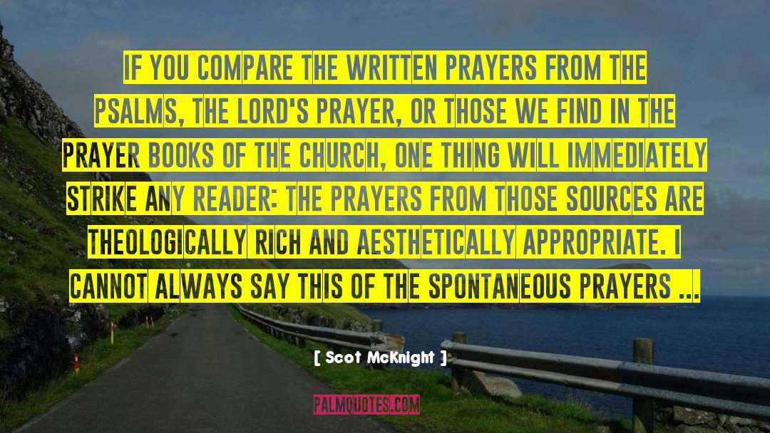 The Lords Prayer quotes by Scot McKnight