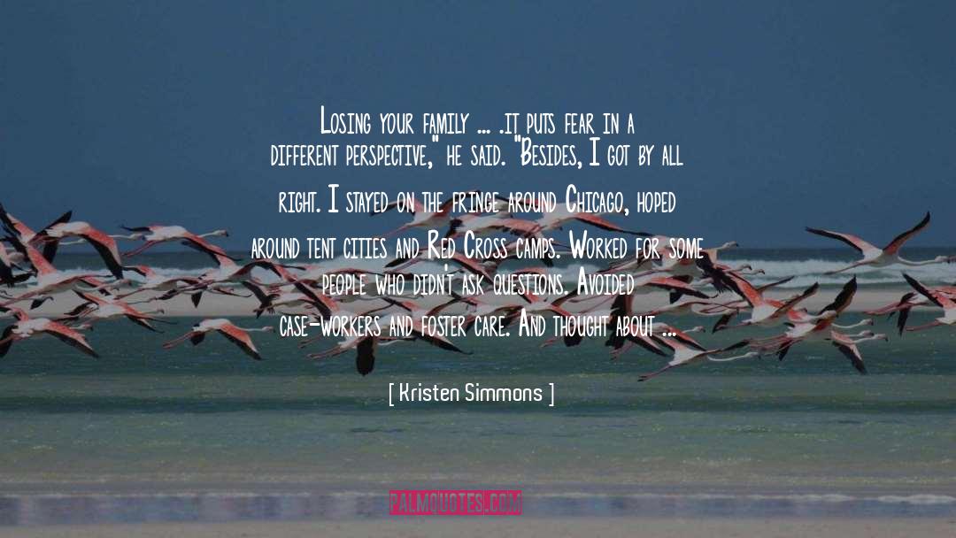 The Losing Of Love quotes by Kristen Simmons